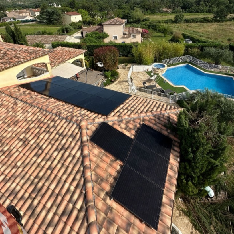 Panneaux photovoltaïques sur toiture