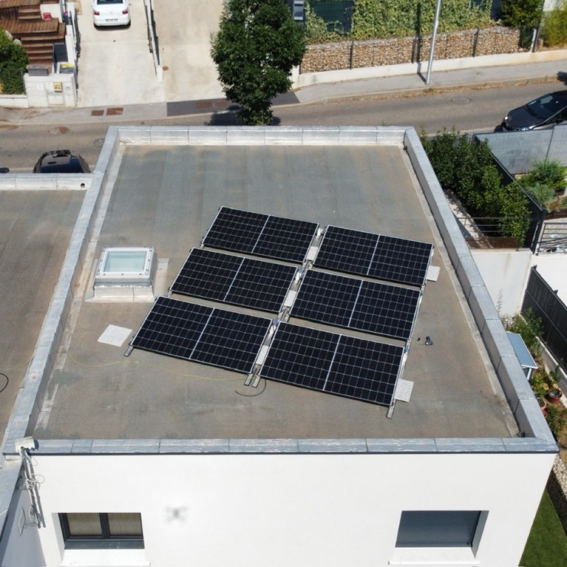 Panneaux photovoltaïques sur toiture
