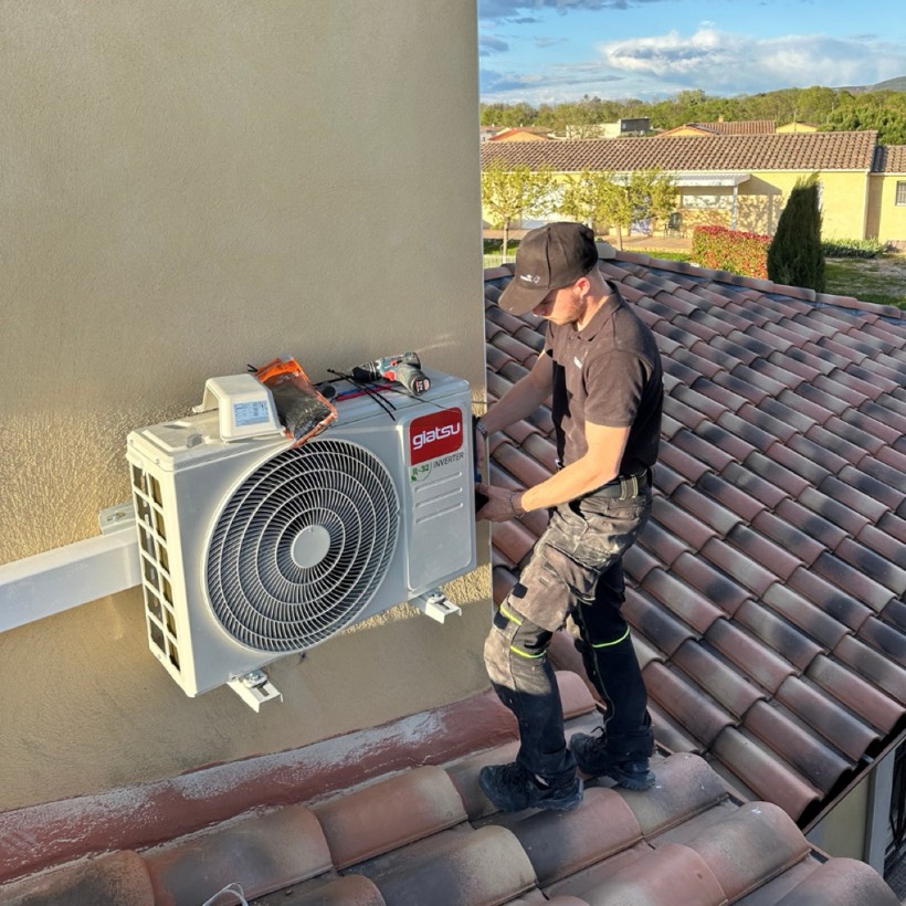 Installation de climatisation